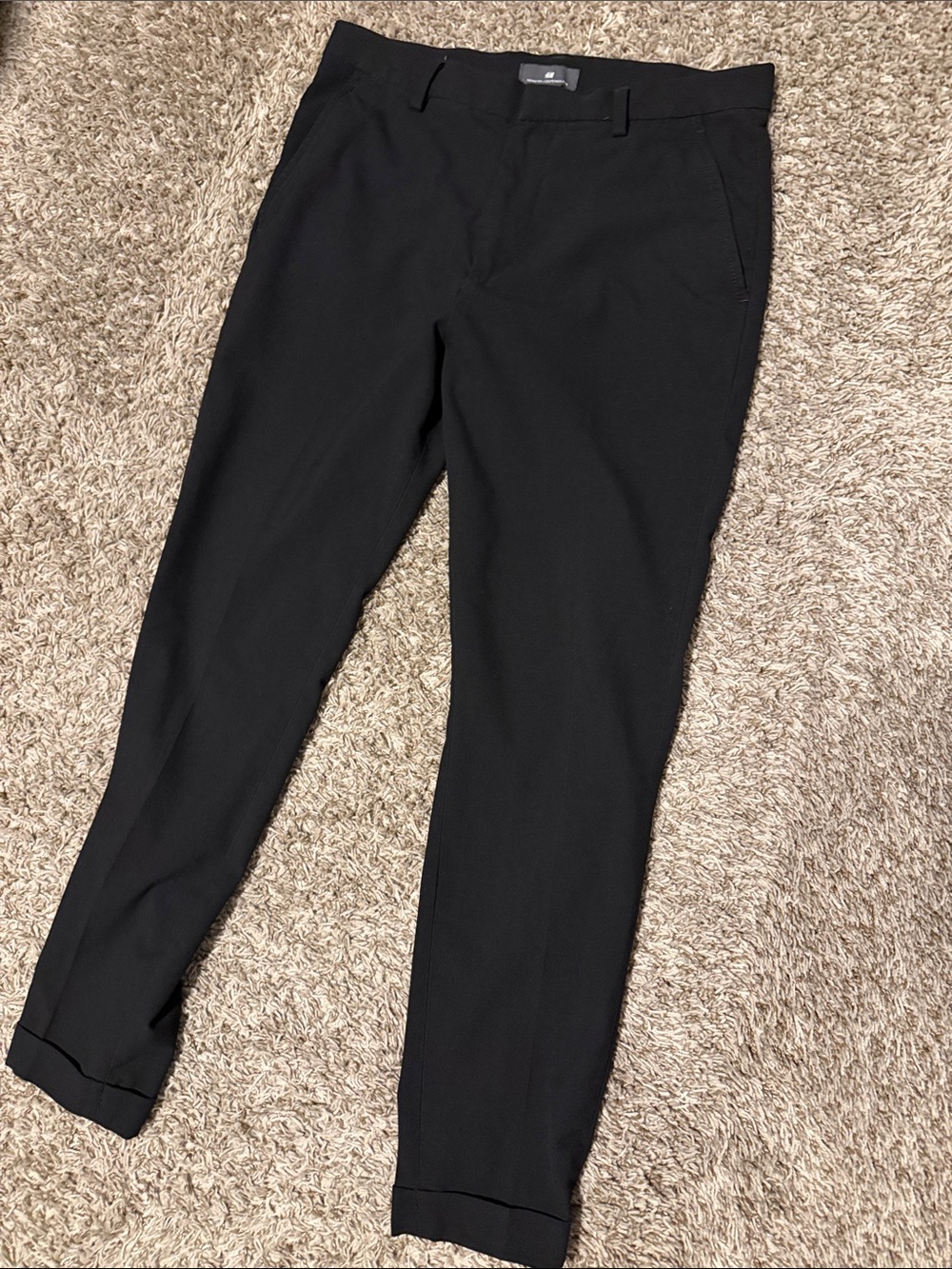 H&M Black Tailored Dress Pants - Slim Tapered